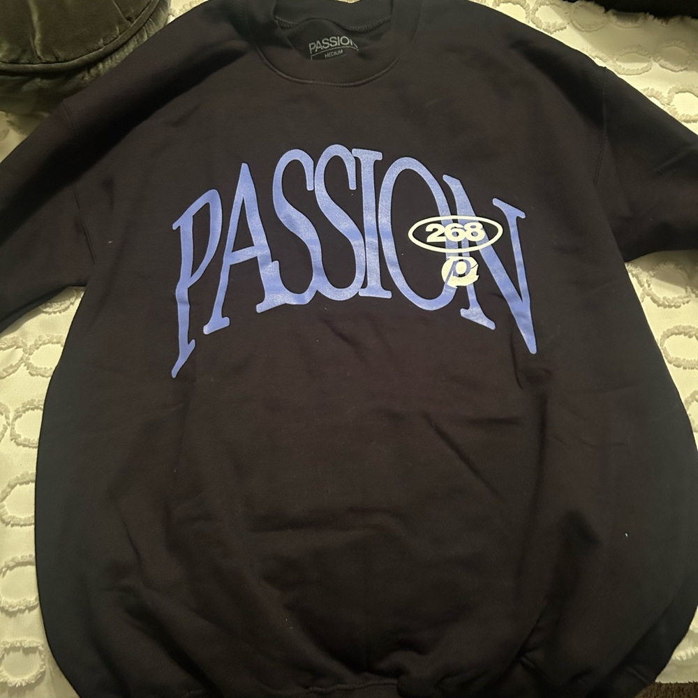 Passion Black Crew Neck Sweater